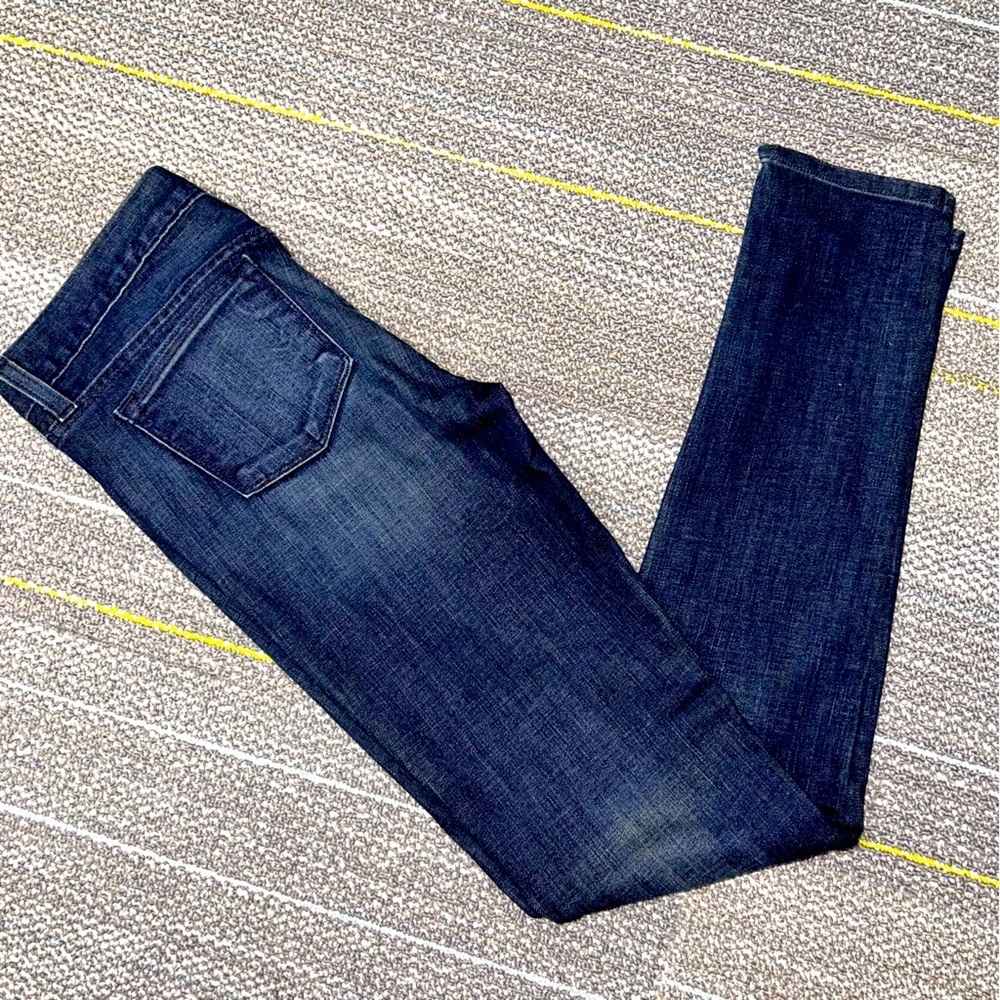 J.CREW Toothpick Skinny Casual Basic Ankle Zipper Denim Jean